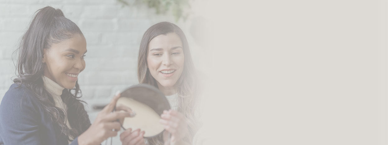 Lash Tech and client who is happy with their eyelash extensions