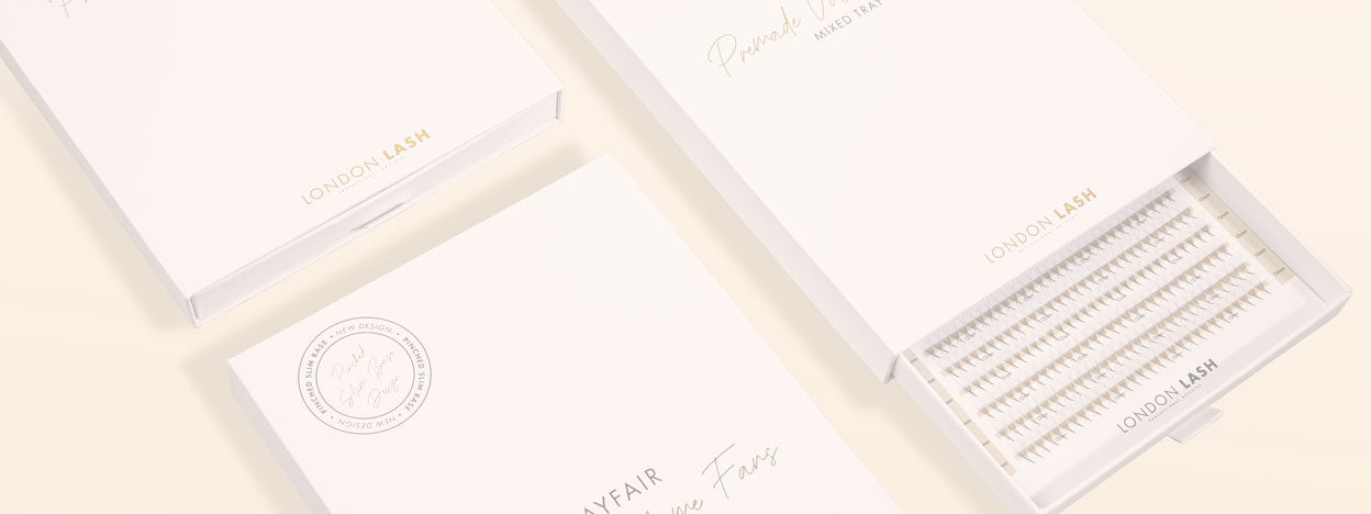 handmade lash fans vs premade lash fans