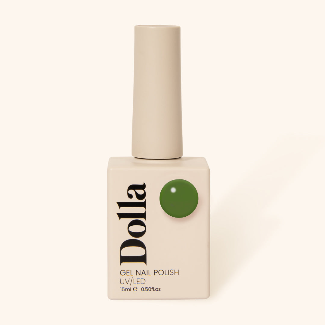 Bottle picture of "Appletini" gel nail polish from Dolla