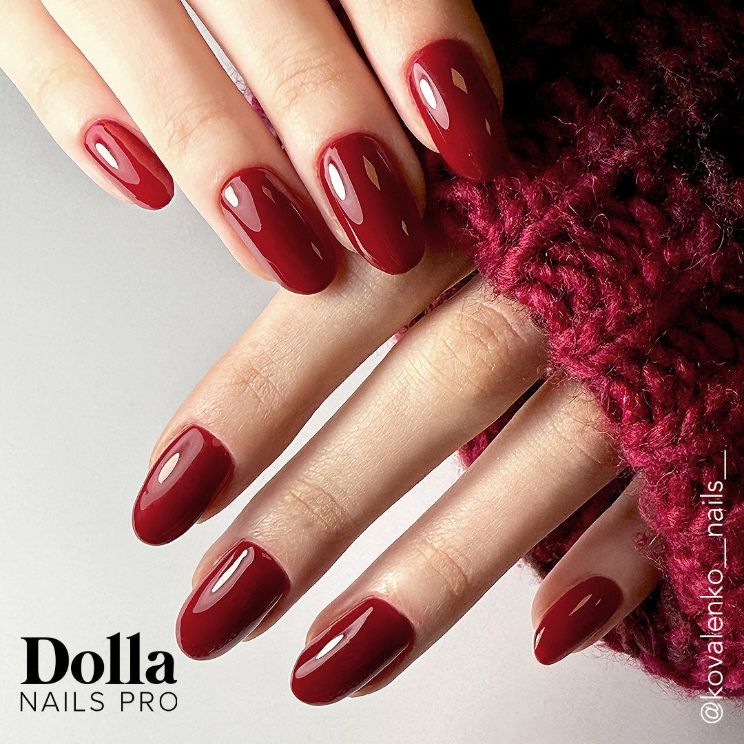 Deep red gel polish Miss Dolla considered to be the best gel nail polish uk | Miss Dolla