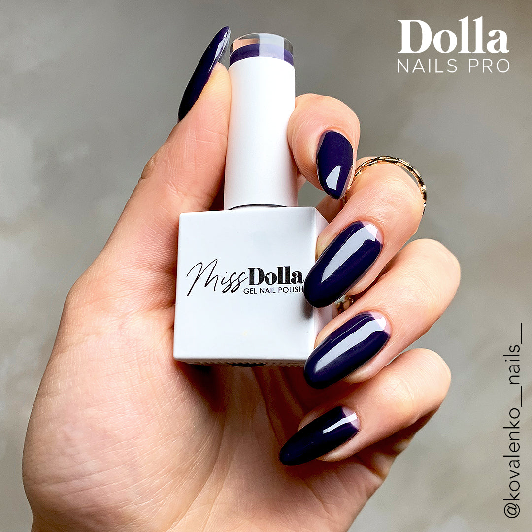 Deep Azure gel nail polish bottle in vibrant blue