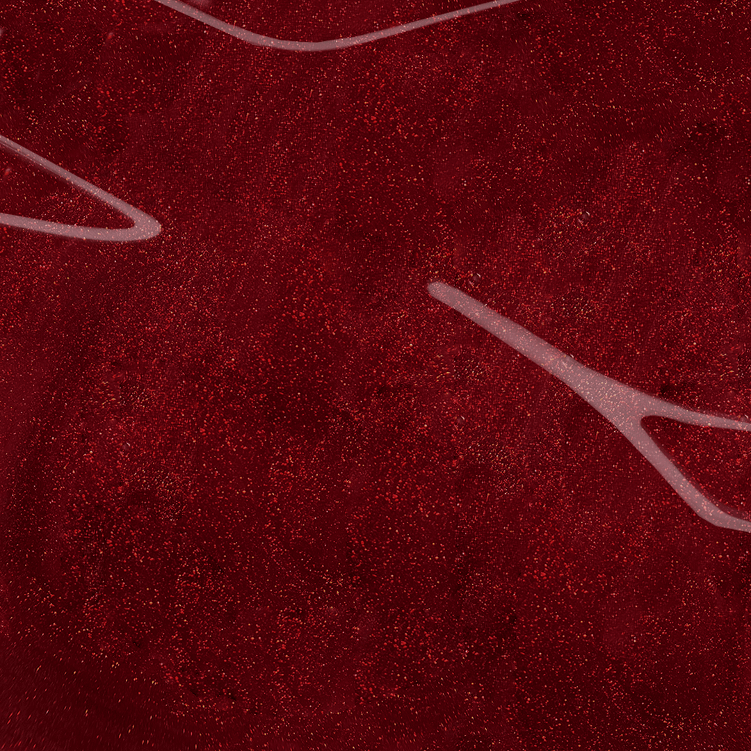 trendy beautiful dark shade of shimmery red gel nail polish UK | Miss Dolla