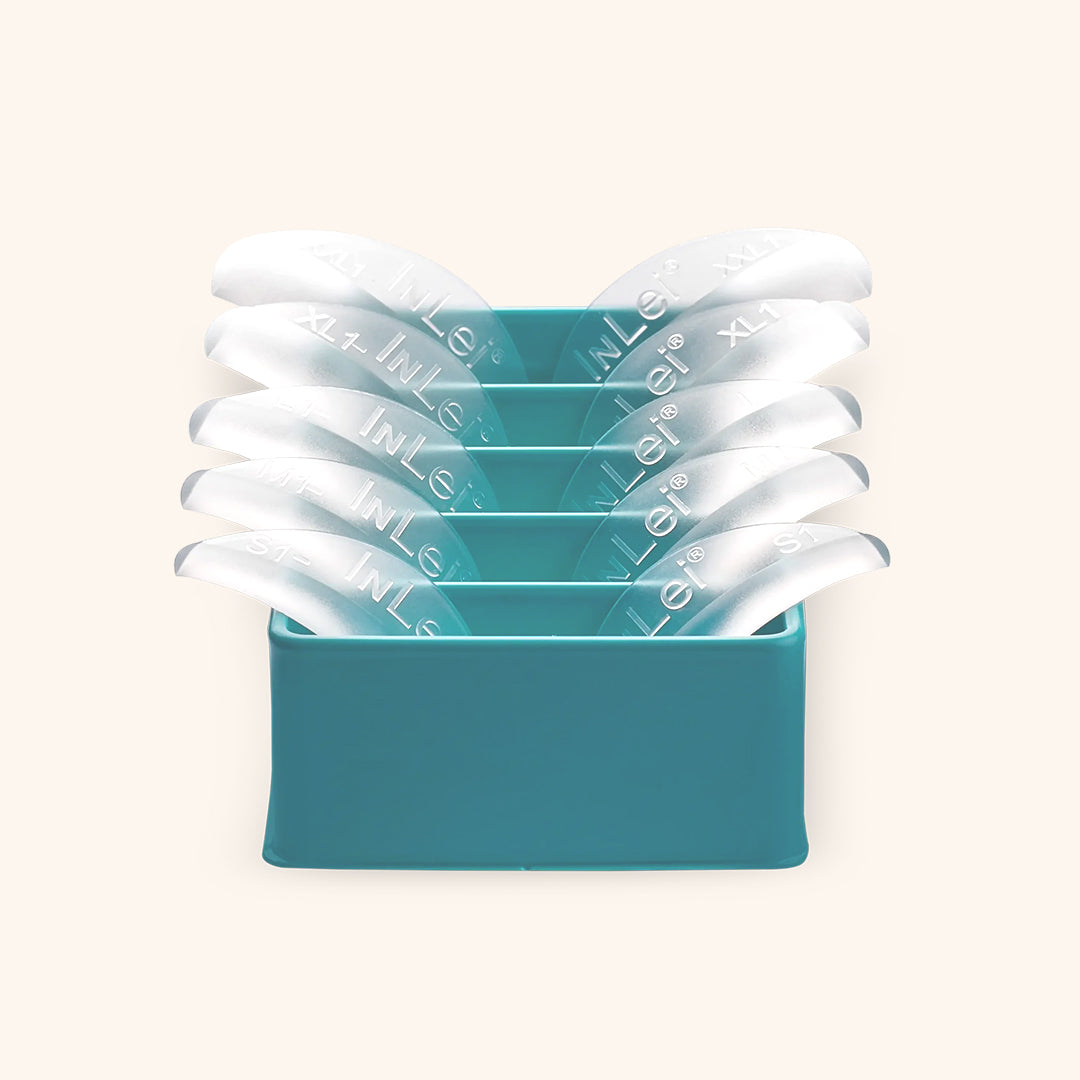 black box of inlei silicone lash curlers for lash lamination