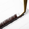 Black brown lash extensions