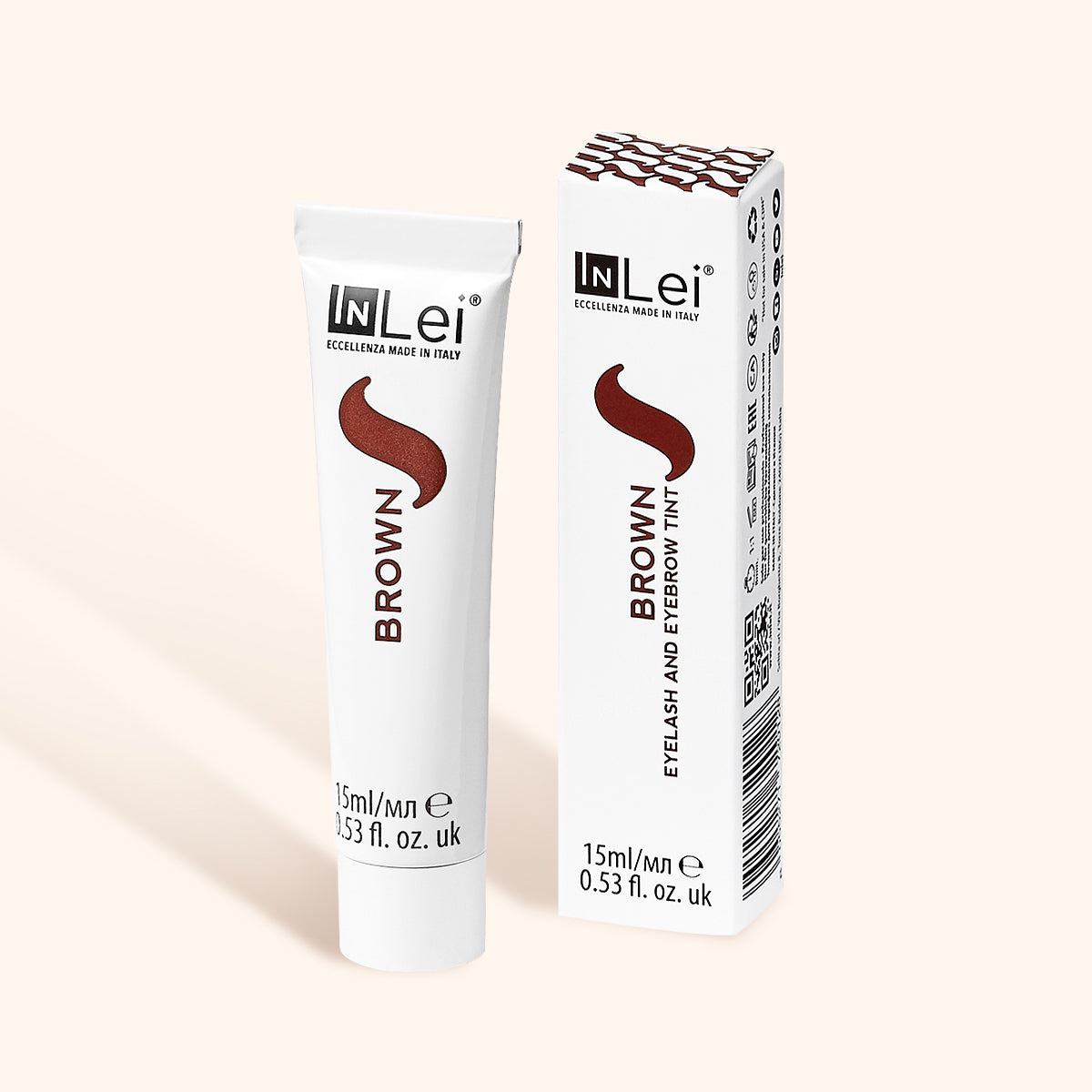 InLei® Lash and Brow tint bottle and box