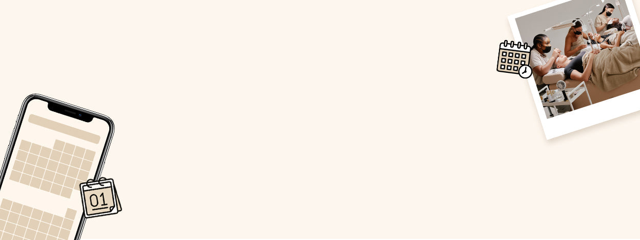 Lash extensions content calendar for Lash Techs