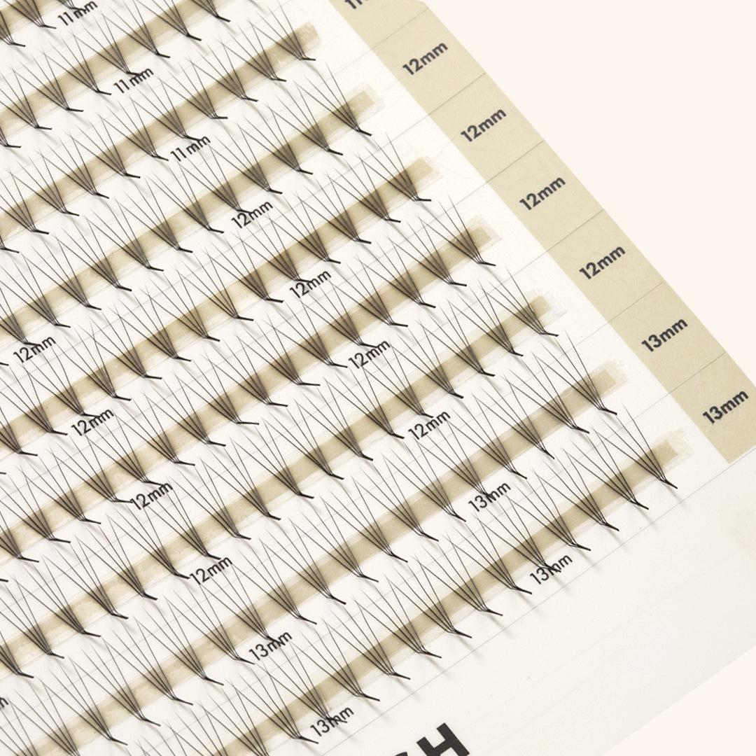 Best Narrow Premade Lash Fans Mayfair 4D 0.07 600 fans - Mixed Lengths, Best Eyelash Extensions Narrow Premade Lash Fans