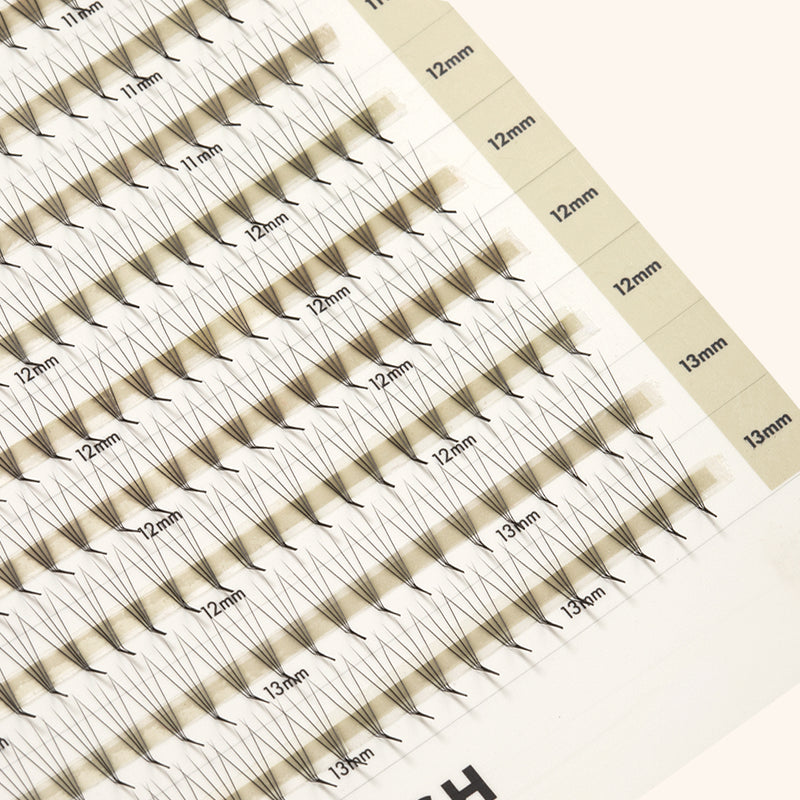 Best Narrow Premade Lash Fans Mayfair 4D 0.07 600 fans - Mixed Lengths, Best Eyelash Extensions Narrow Premade Lash Fans