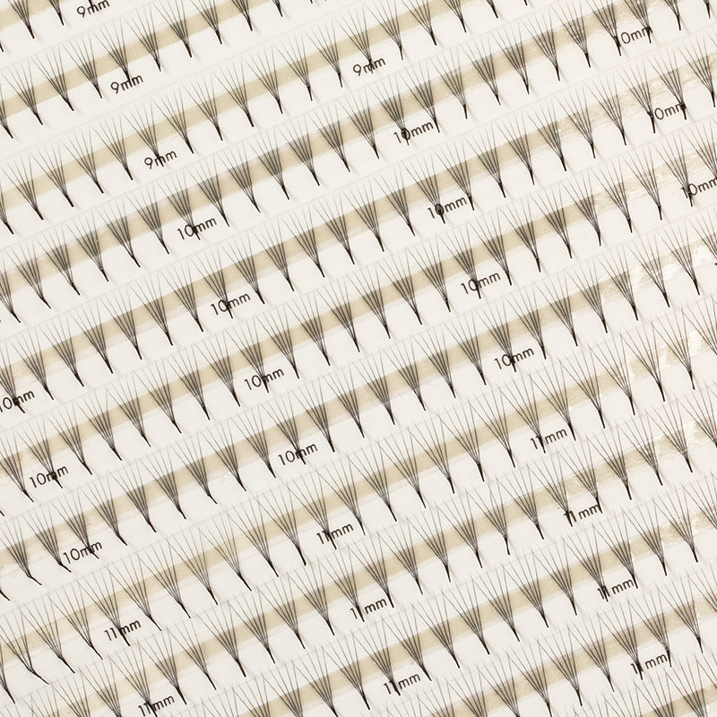 Best Narrow Premade Lash Fans Mayfair 5D 0.06 600 fans - Mixed Lengths, Best Eyelash Extensions Narrow Premade Lash Fans