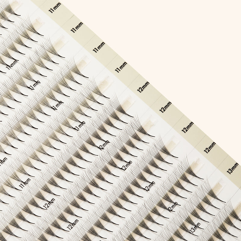 Best Narrow Premade Lash Fans Mayfair 8D 0.05 720 fans - Mixed Lengths, Best Eyelash Extensions Narrow Premade Lash Fans