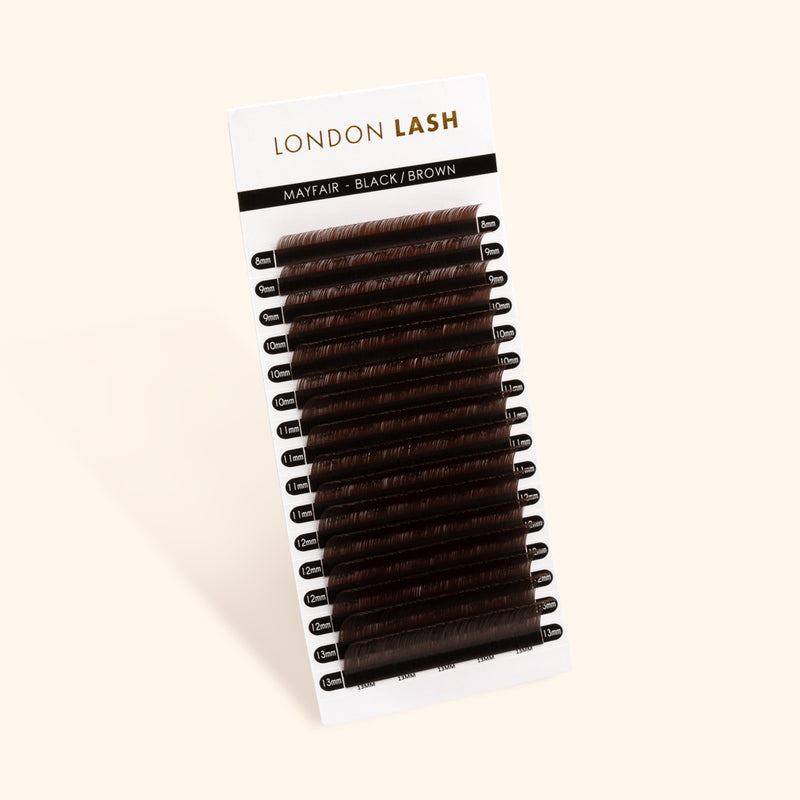 Black Brown  Lashes - Ristretto Collection 0.07 Singles