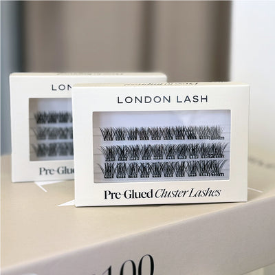 London Lash Pre-Glued Cluster Lashes - Natural Look