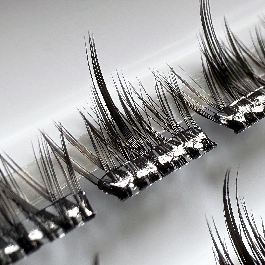 London Lash Pre-Glued Cluster Lashes - Wispy Look
