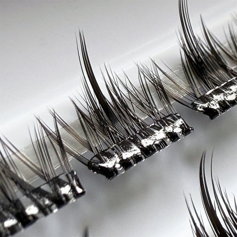 London Lash Pre-Glued Cluster Lashes - Wispy Look