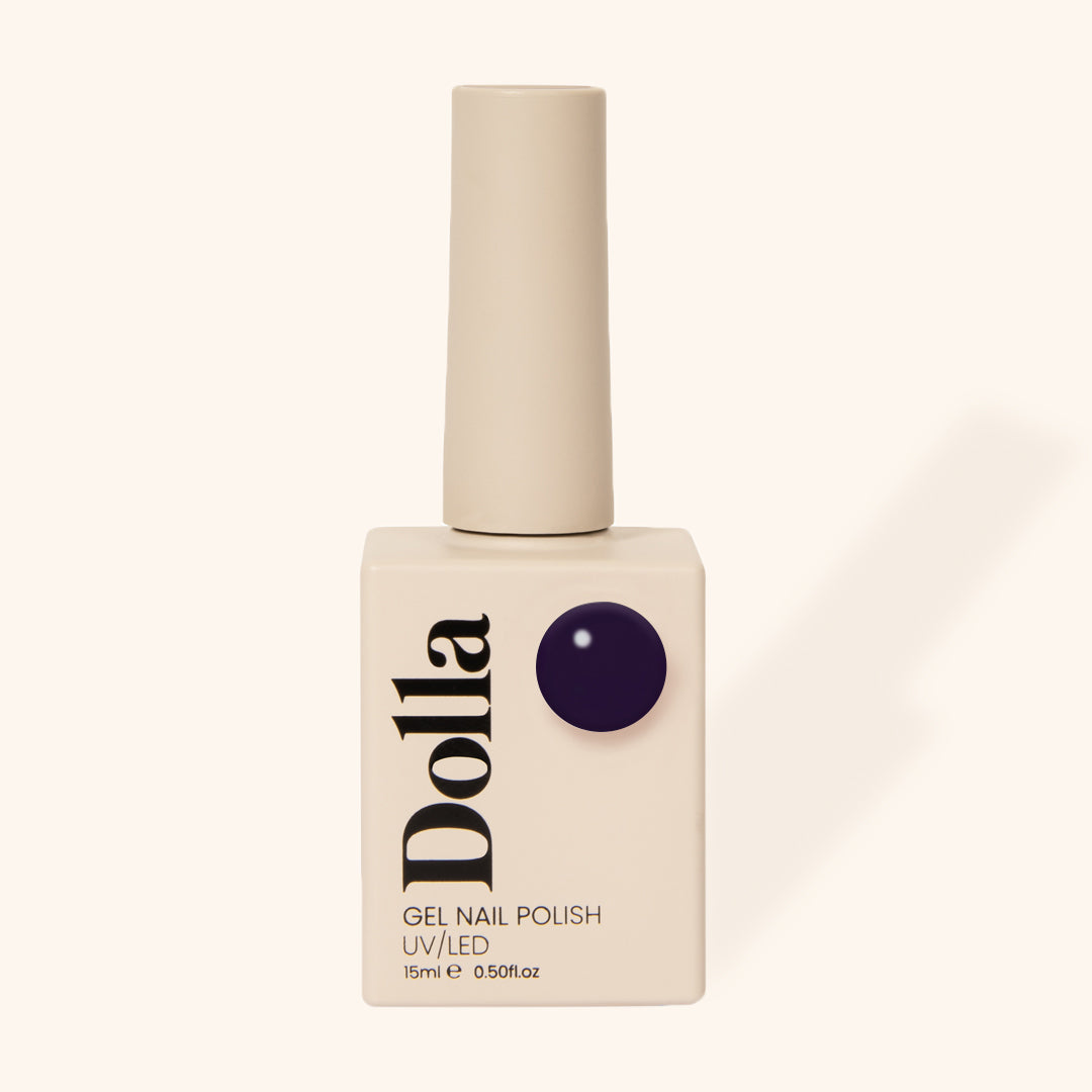 Deep Azure gel nail polish bottle in vibrant blue