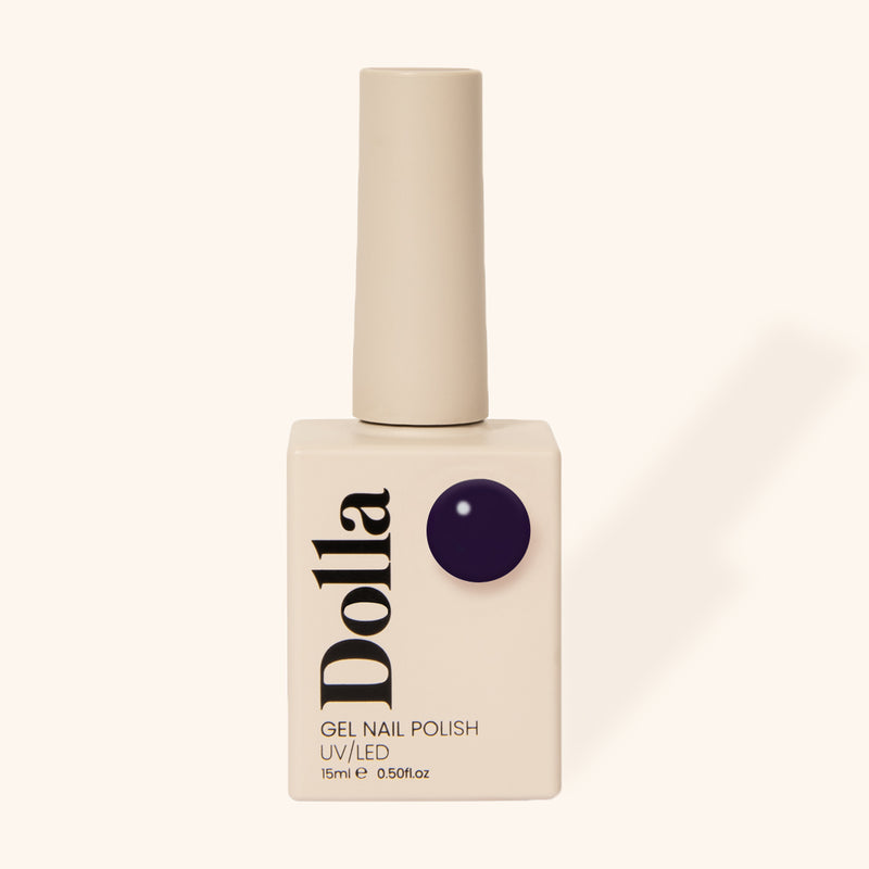 Deep Azure gel nail polish bottle in vibrant blue