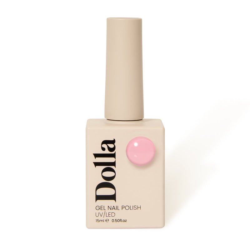 Miss Dolla gel polish in translucent pink with non-chipping formula nail polish in UK | Miss Dolla