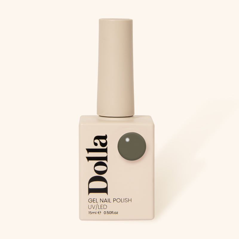 Slay Grey gel nail polish bottle from Dolla