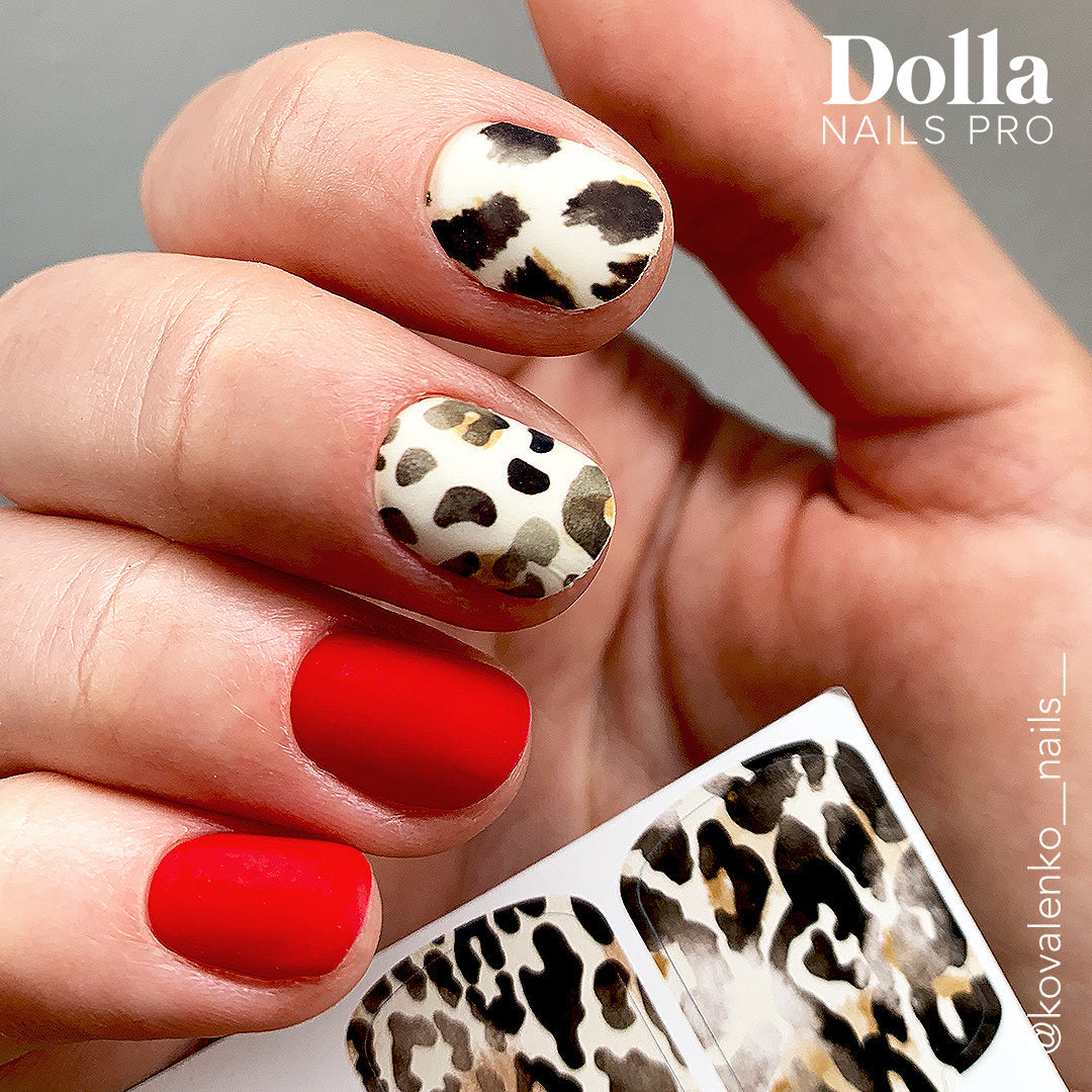 Bright, vibrant shade of red gel nail polish in UK | Dolla Nails Pro