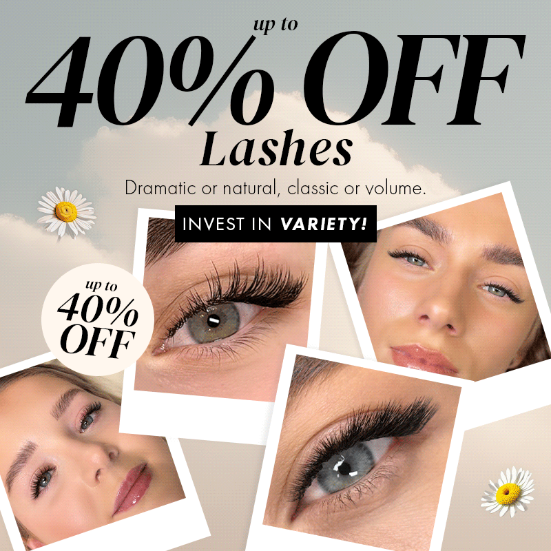 Up to 40% off Lashes