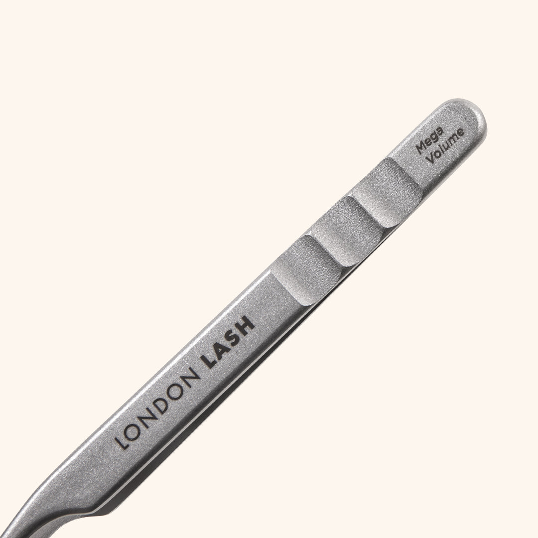 Stainless steel Petite L-Shape Tweezers for effortless lash styling