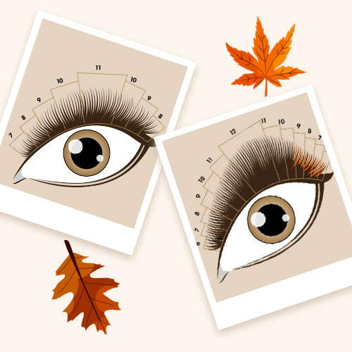 Lash Mapping for Autumn-Inspired Lashes
