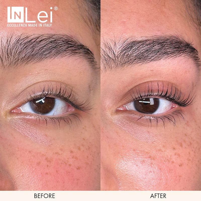 InLei® Lash Filler lash lift before and after