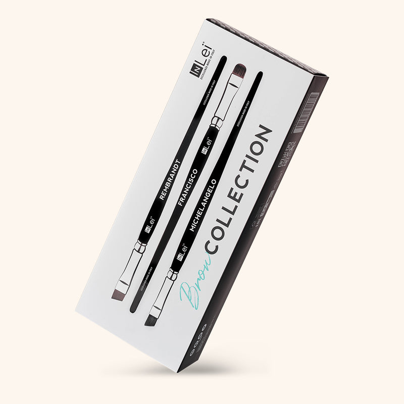 InLei® Brow Collection Set of Professional Brushes box