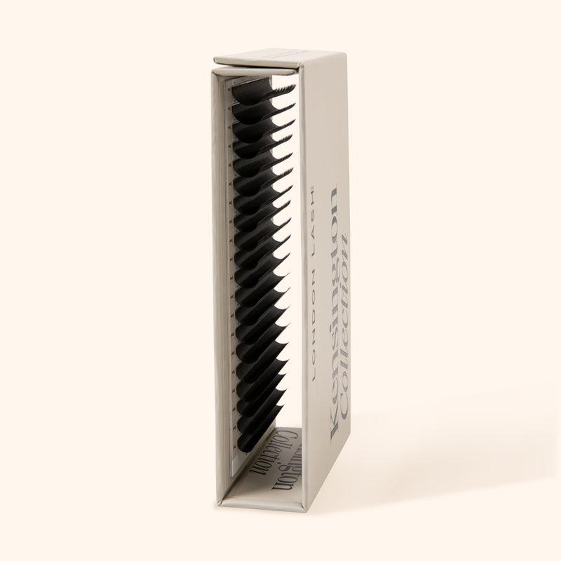 Kensington lashes, volume lash extensions on lash tray, best volume lashes, best eyelash extensions for volume, best Russian volume lashes, best eyelash extensions for volume 0.085