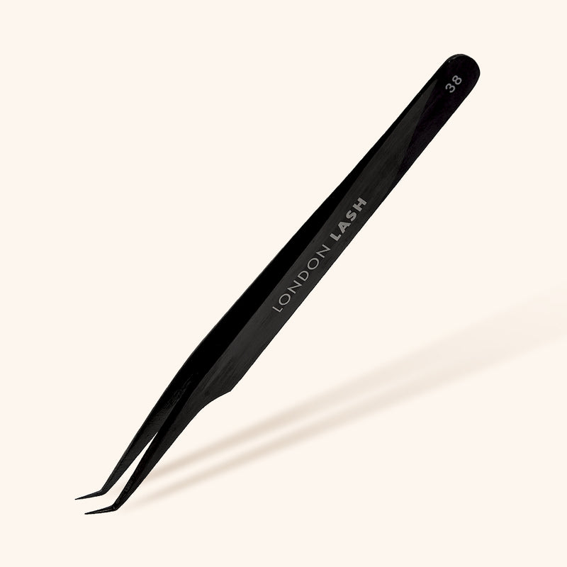 Long Slim Mega Volume Tweezers - Black 