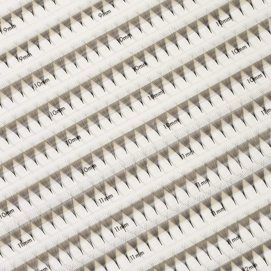 Best Narrow Premade Lash Fans Mayfair 10D 0.03 640 fans - Mixed Lengths, Best Eyelash Extensions Narrow Premade Lash Fans