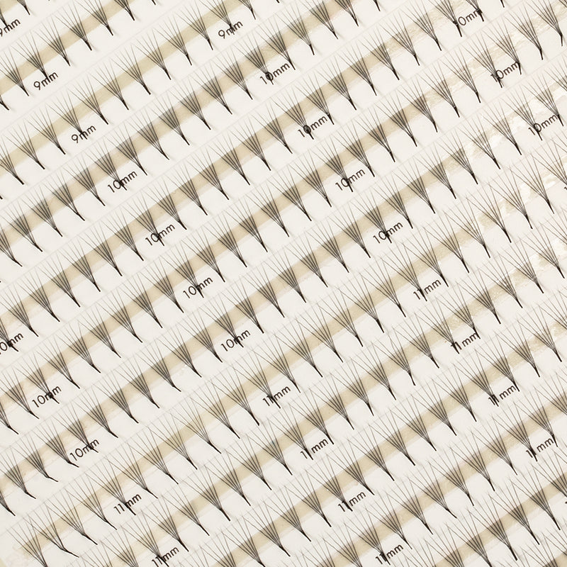 Best Narrow Premade Lash Fans Mayfair 5D 0.06 600 fans - Mixed Lengths, Best Eyelash Extensions Narrow Premade Lash Fans