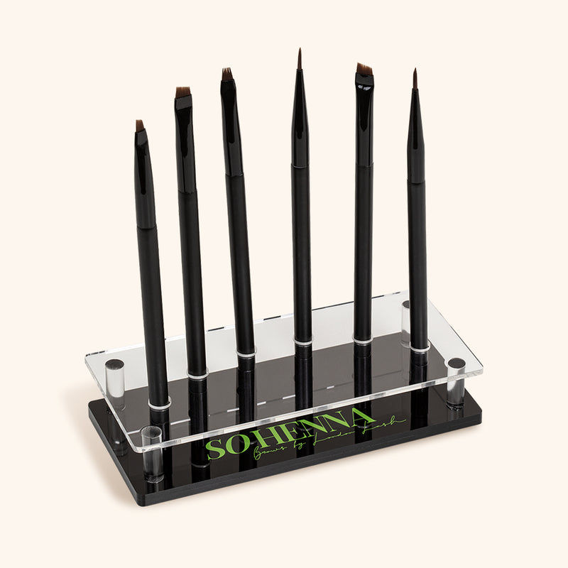 So Henna brush holder and six brushes