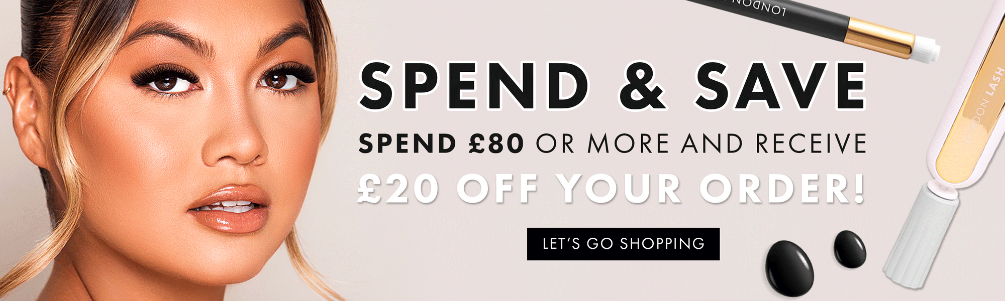 Spend £80 and save £20