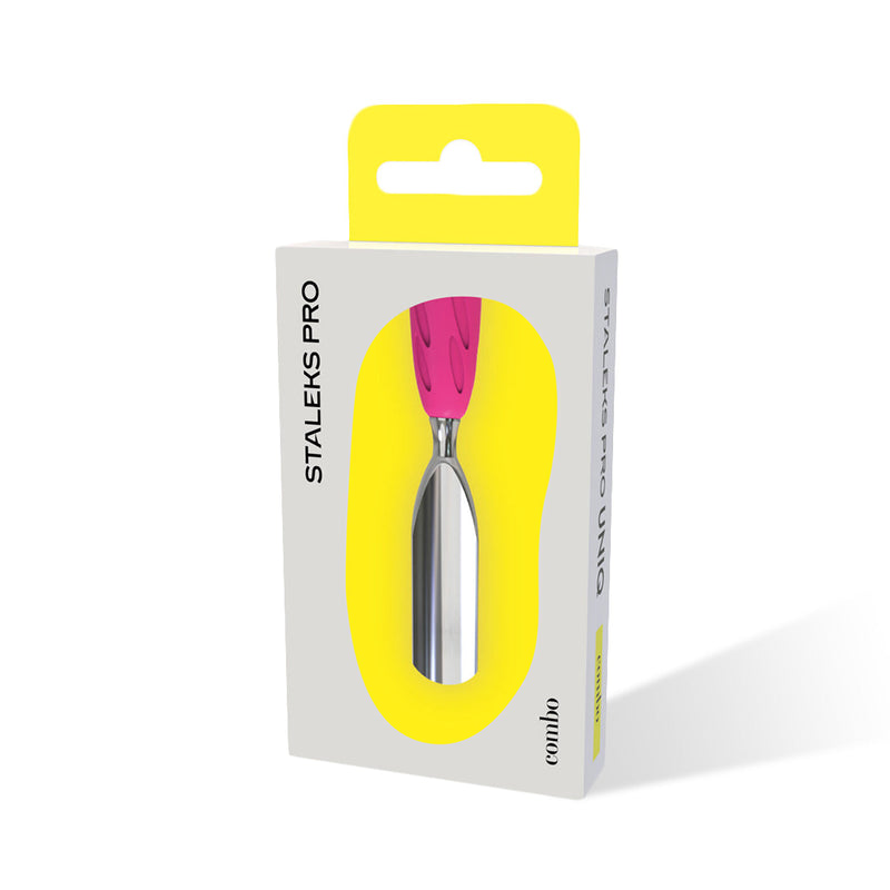 Staleks Combo UNIQ inside its yellow packaging