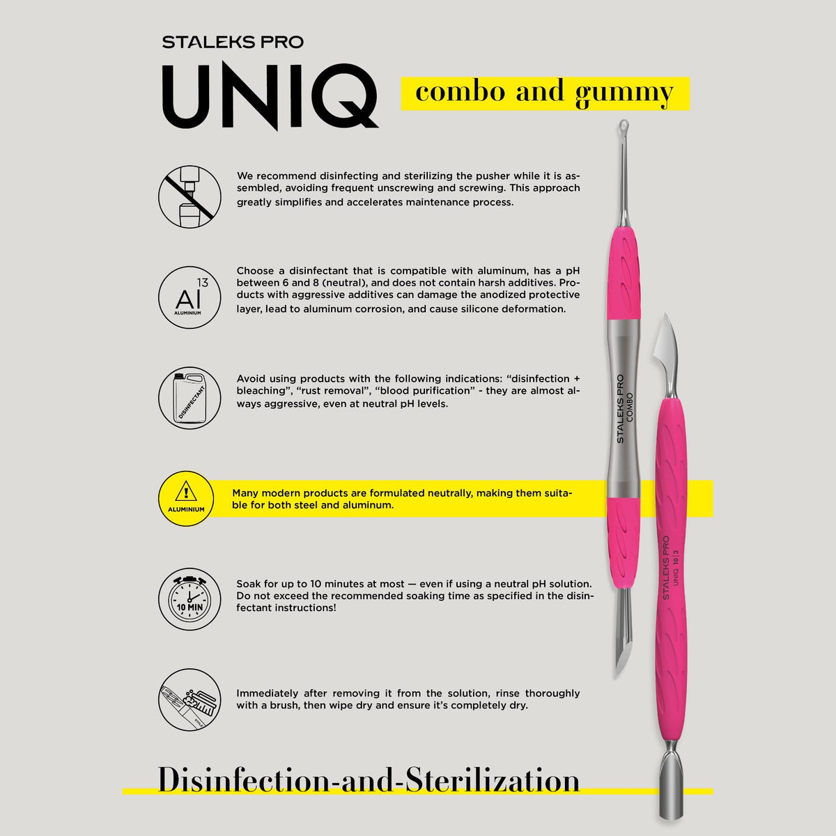 Staleks Combo UNIQ - Cleaner (working part for the pusher)