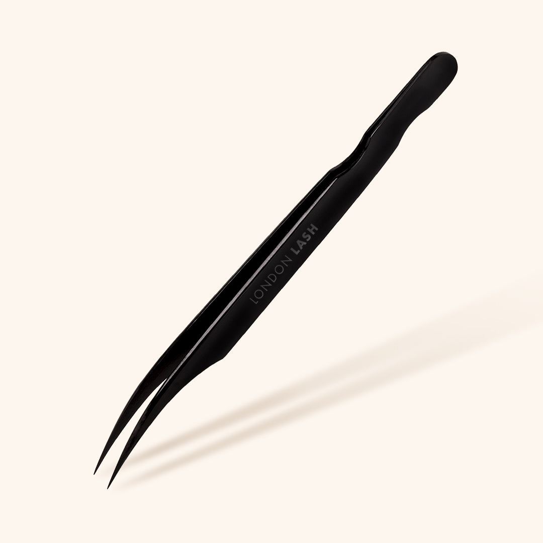 Angled Extensions Angled Isolation Eyelash Extensions Tweezers | London Lash - London Lash UK
