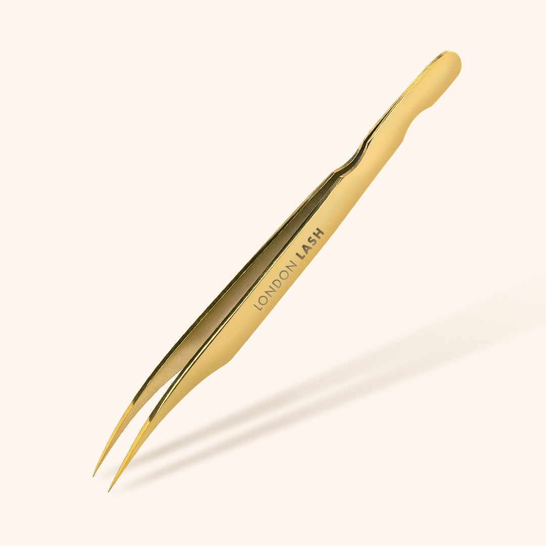 Angled Extensions Angled Isolation Eyelash Extensions Tweezers | London Lash - London Lash UK