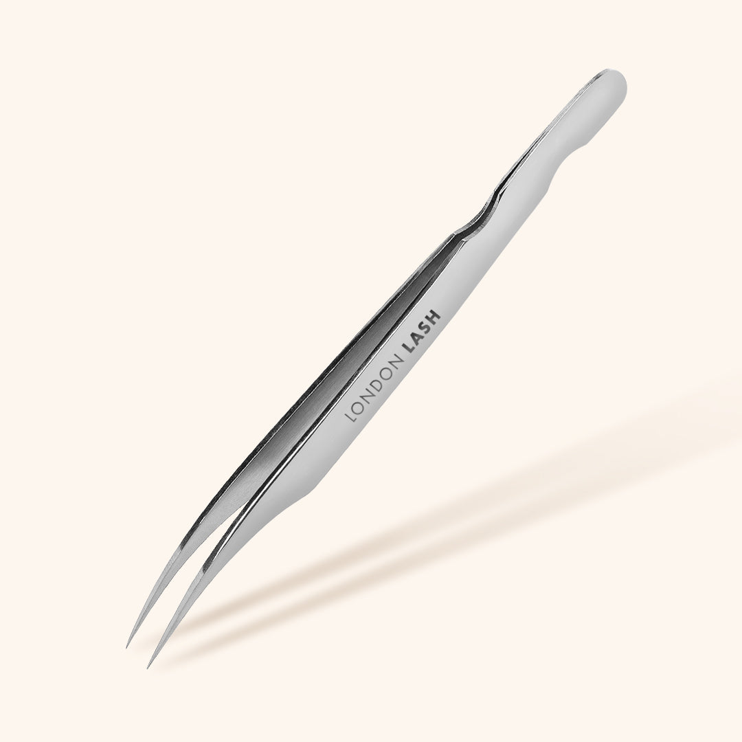 Angled Extensions Angled Isolation Eyelash Extensions Tweezers | London Lash - London Lash UK