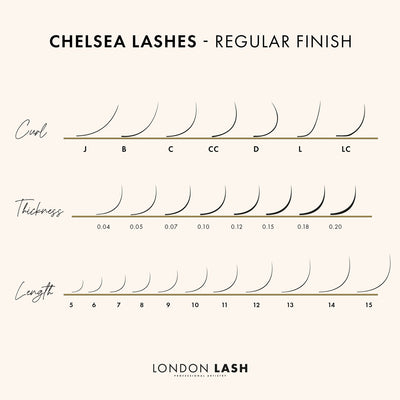 Classic Chelsea Lashes 0.18 | Professional Eyelash Extensions at London Lash Pro