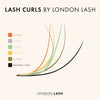Light Green/ Green Faux Mink Coloured Lashes | Professional Eyelash Extensions at London Lash Pro