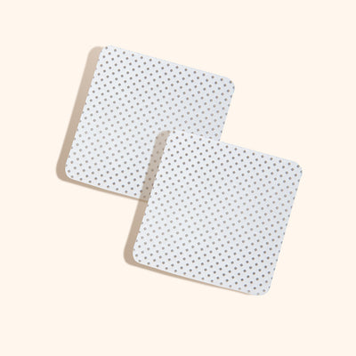 Lint free cotton nail pads absorbent and durable