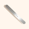 Metal nail file base for hygienic manicure with disposable nail file stickers. Disinfect or sterilize in an autoclave