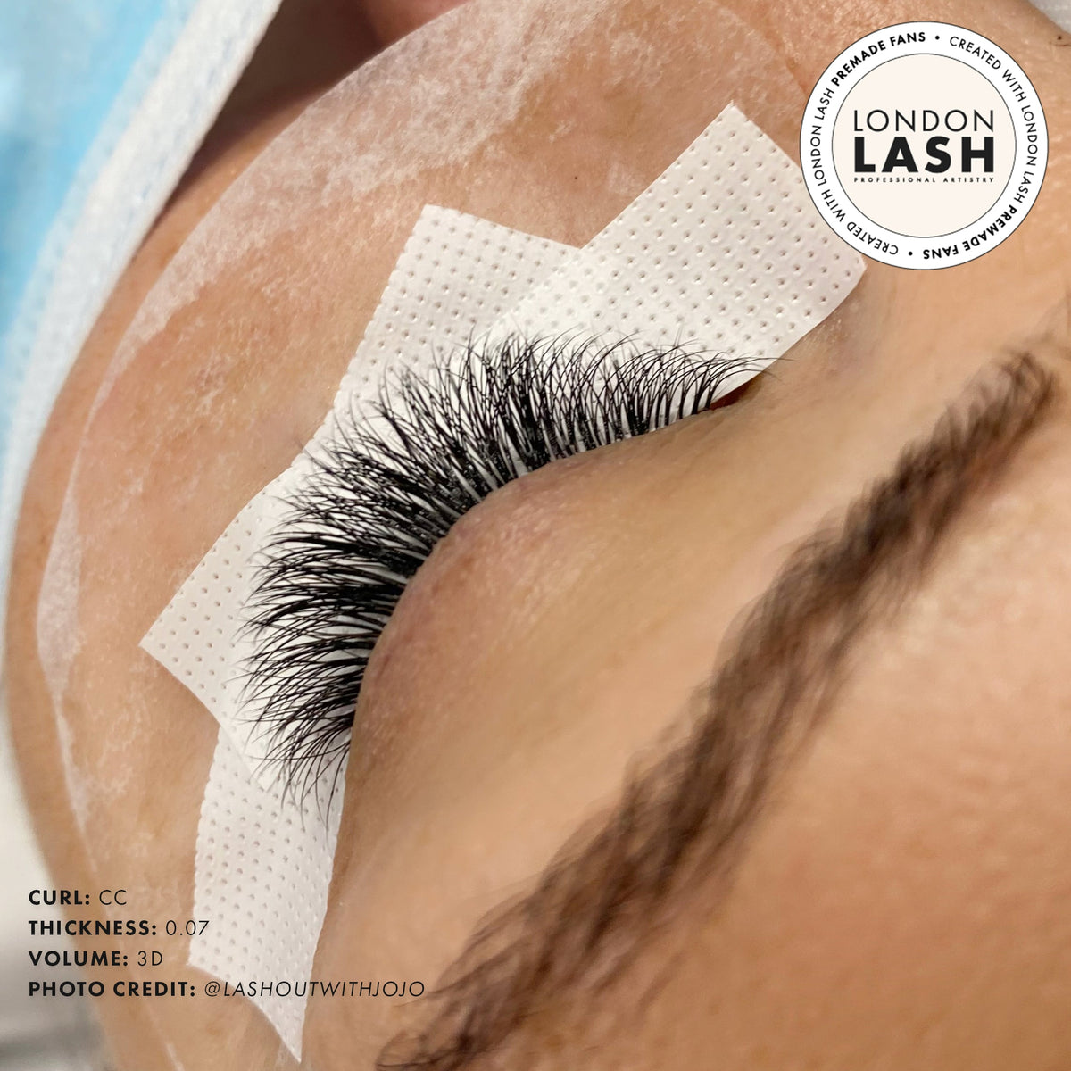 Best Premade Lash Fans Mayfair 3D 0.07 1000 fans - Mixed Lengths, Best Premade Eyelash Extensions 