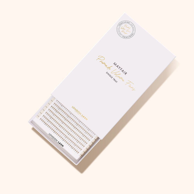 Best Premade Lash Fans Mayfair 6D 0.06 600 fans - Mixed Lengths, Best Premade Eyelash Extensions 