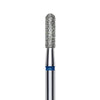 Staleks Diamond nail drill bit, rounded "cylinder", blue, head diameter 2.3mm/ working part 8mm FA30B023/8.
