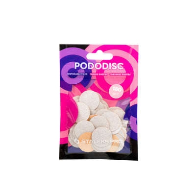 Staleks white refill pads for pedicure disc PODODISC STALEKS PRO M (50 pc) PDF-20.