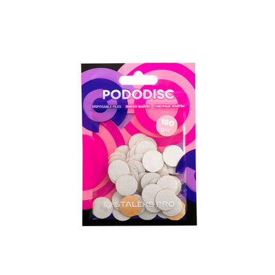 Staleks white refill pads for pedicure disc PODODISC STALEKS PRO S (50 pc) PDF-15.